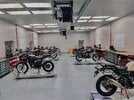 The inside of Royal Enfield's new Tech Center, featuring models currently available on America's market. Media provided by Royal Enfield. 