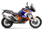 the side view of the KTM’s 1290 super adventure R