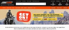 Screenshot from RevZilla website advertising ADV Fest in Mojave