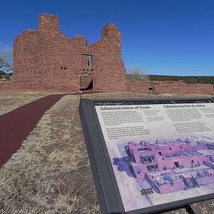 Native American Ruins at Quarai