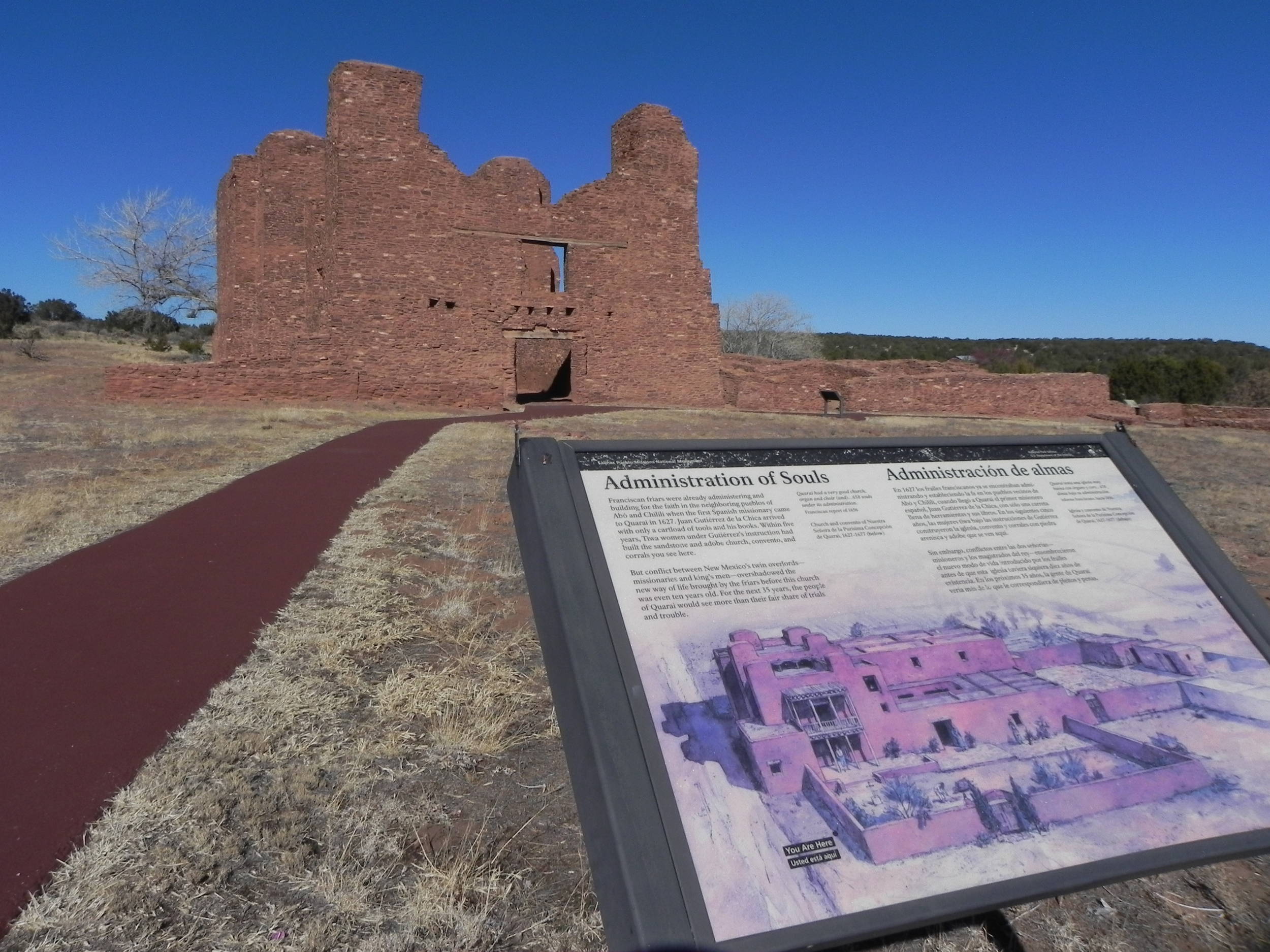 Native American Ruins at Quarai